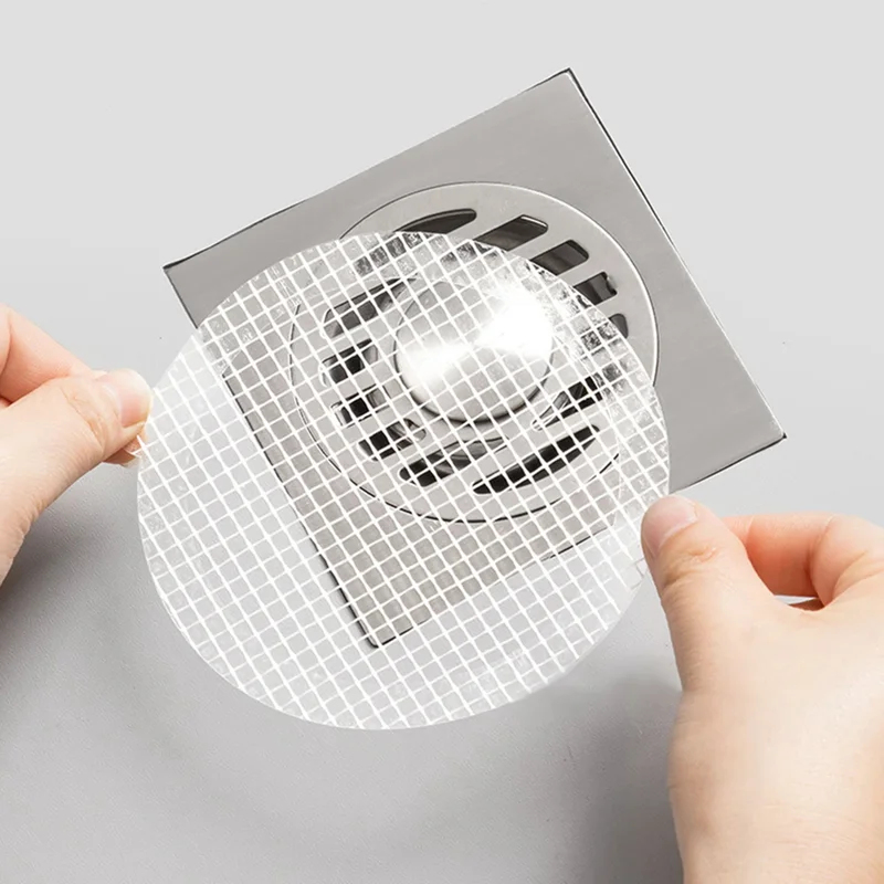 Home Bathroom Cleaning - 10-30pcs Round Disposable Floor Drain Sticker