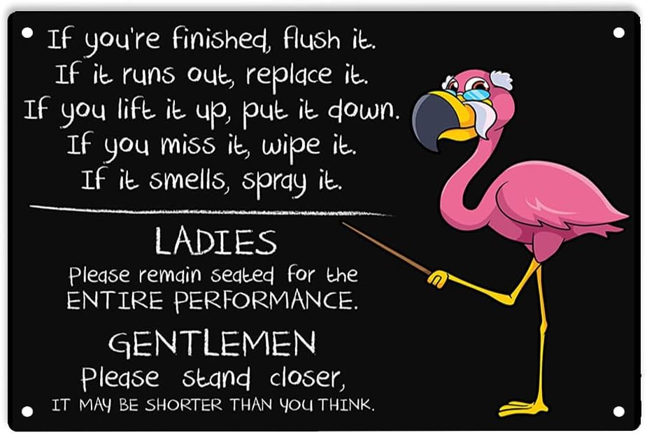 1p,ERMUHEY Pink Flamingo Bathr - đánh giá và giá Home Bathroom Rules