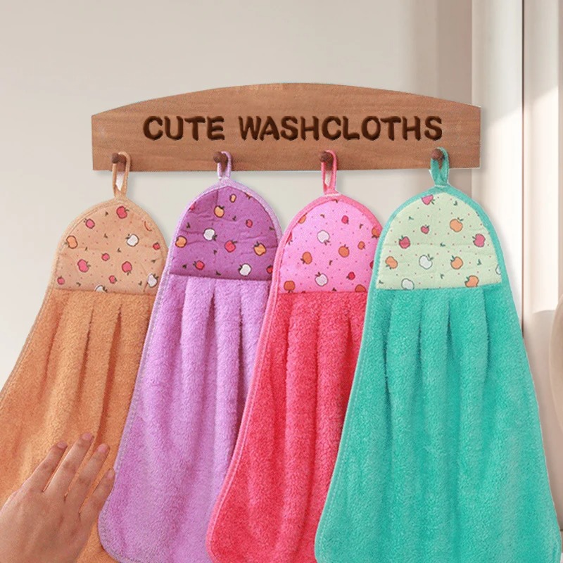 4pcs 20*32cm Small Hand Towels - đánh giá và giá Home Bathroom Cleaning