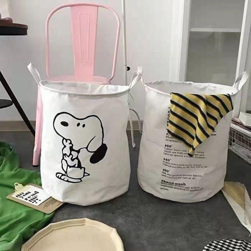 Snoopy Cotton Fabric Laundry H - đánh giá và giá Home Edit Bathroom Storage