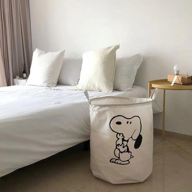 Snoopy Cotton Fabric Laundry H - đánh giá và giá Home Edit Bathroom Storage
