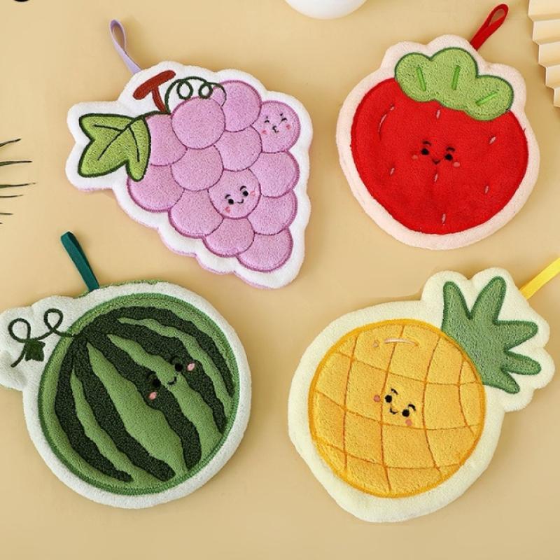 Fruit Hand Towel Kitchen Absor - đánh giá và giá Home Bathroom Cleaning