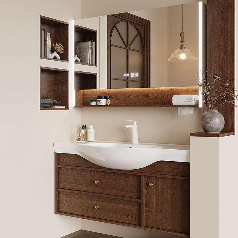 Mirror Storage Cupboard Organi - đánh giá và giá Home Bathroom Partition Wall