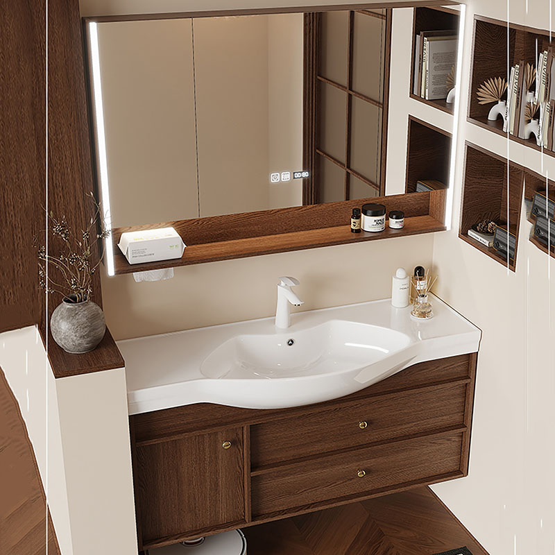 Mirror Storage Cupboard Organi - đánh giá và giá Home Bathroom Partition Wall