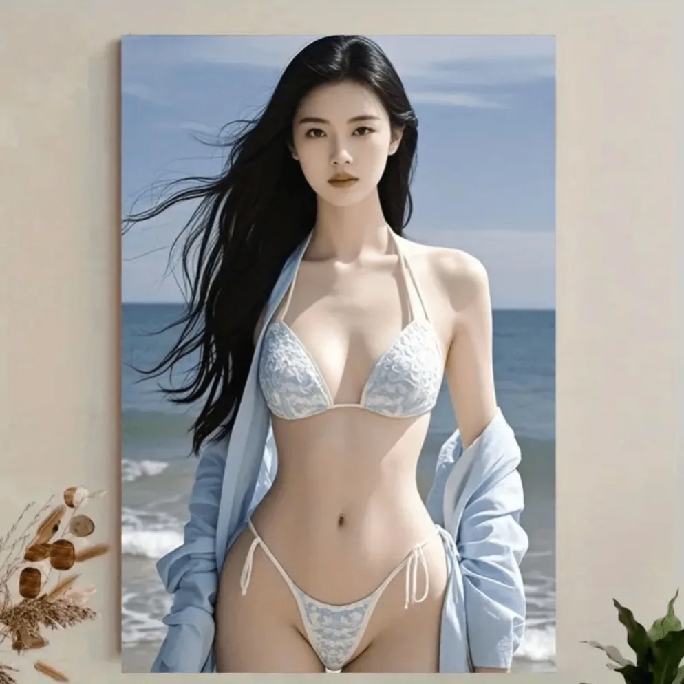 Beach Wall Art for Living Room - đánh giá và giá Home Bathroom Scene