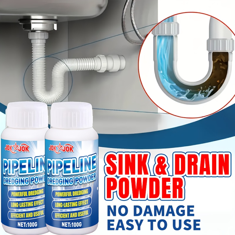 Powerful Drain Cleaner Powder, - đánh giá và giá Home Bathroom Cleaning