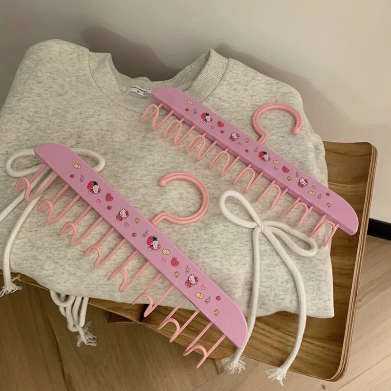 Cute Sanrio Hanger Hooks Aesth - đánh giá và giá Home Edit Bathroom Storage