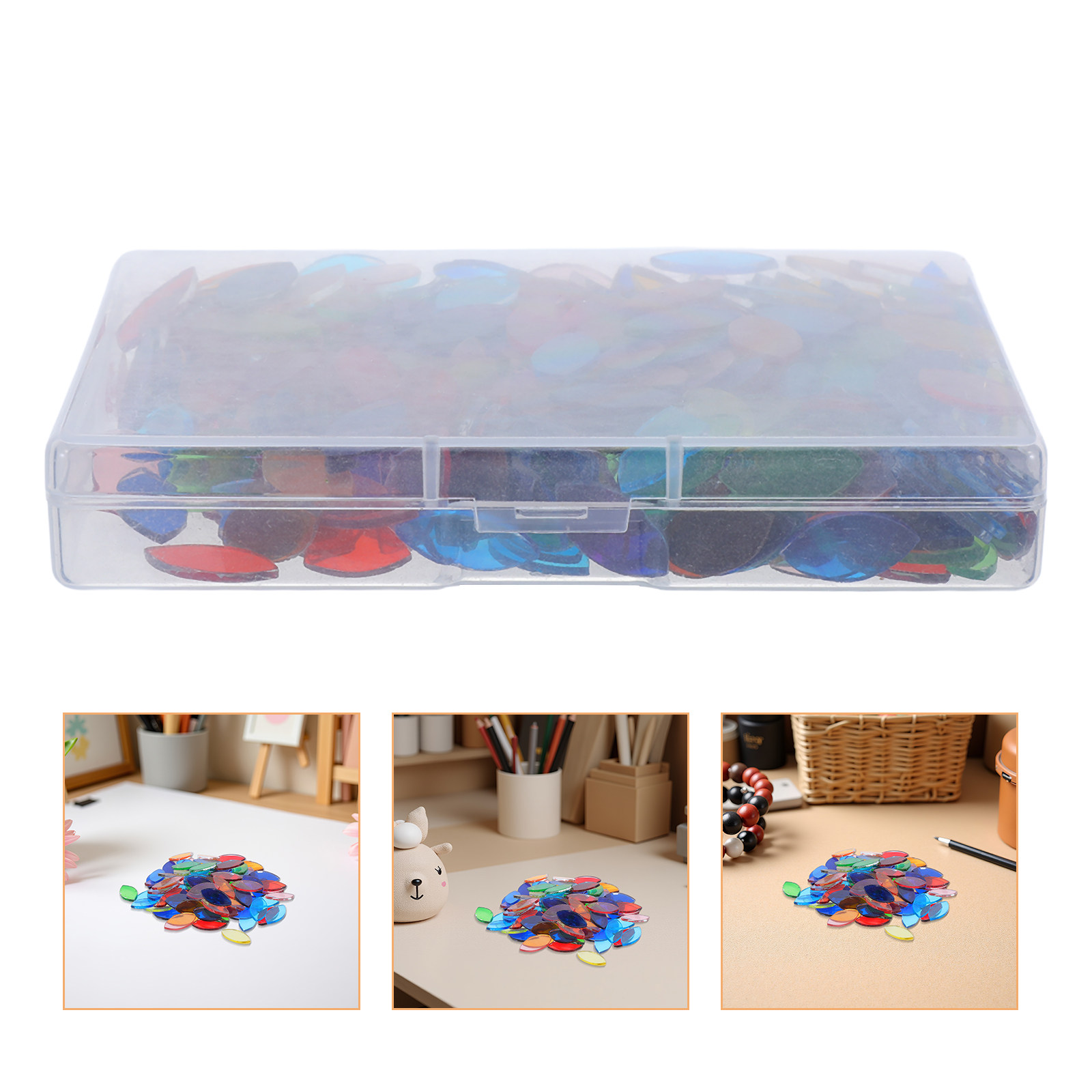 443Pcs Leaf Glass Mosaic Tiles - đánh giá và giá Home Bathroom Wall Tiles