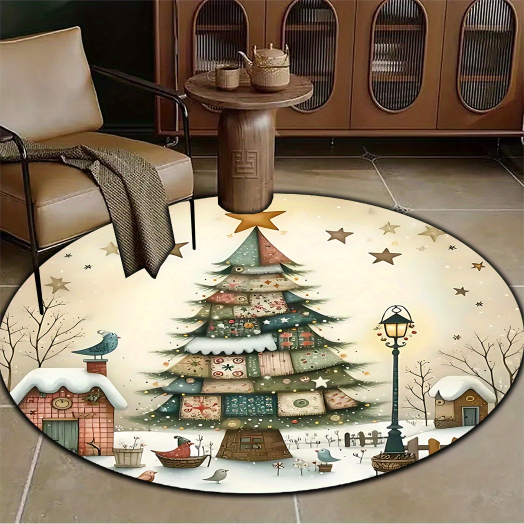 Vintage Winter Snow Scene Circ - đánh giá và giá Home Bathroom Scene