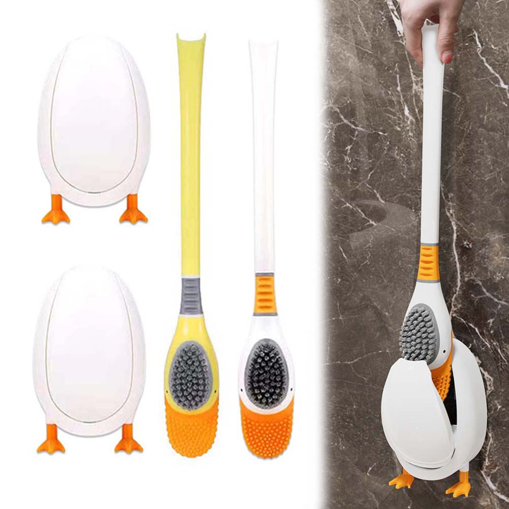 1PC Silicone Toilet Brush With - đánh giá và giá Home Bathroom Cleaning