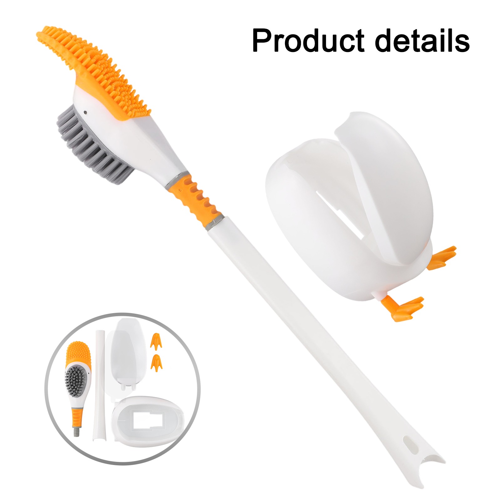 1PC Silicone Toilet Brush With - đánh giá và giá Home Bathroom Cleaning