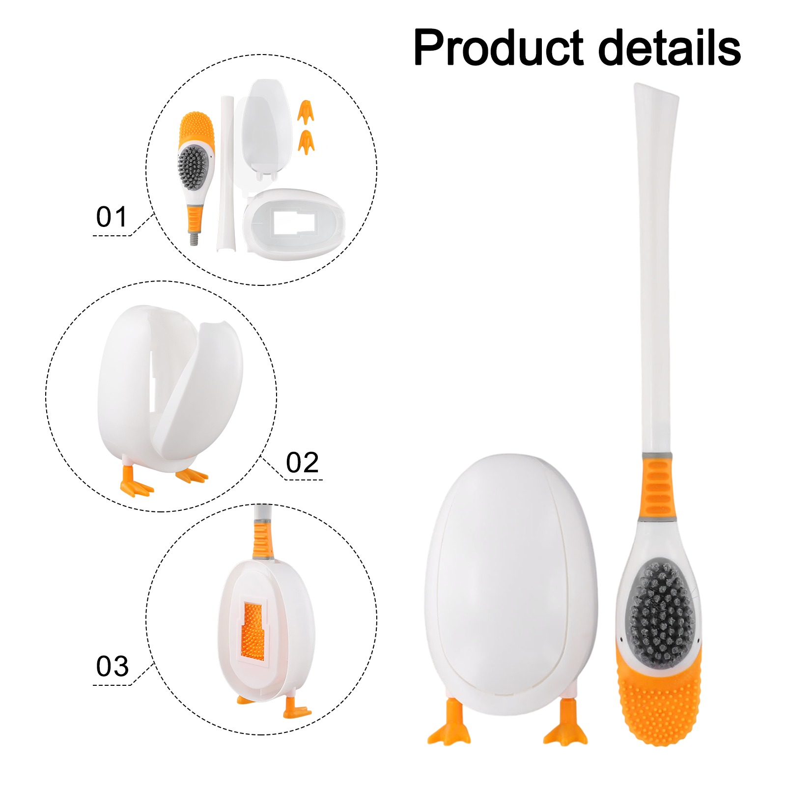 1PC Silicone Toilet Brush With - đánh giá và giá Home Bathroom Cleaning