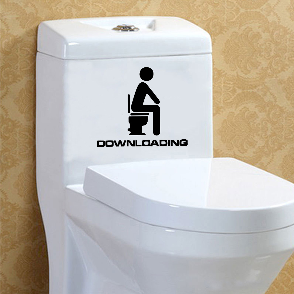 1 pc Cartoon Style Toilet and  - đánh giá và giá Home Bathroom Wall Tiles