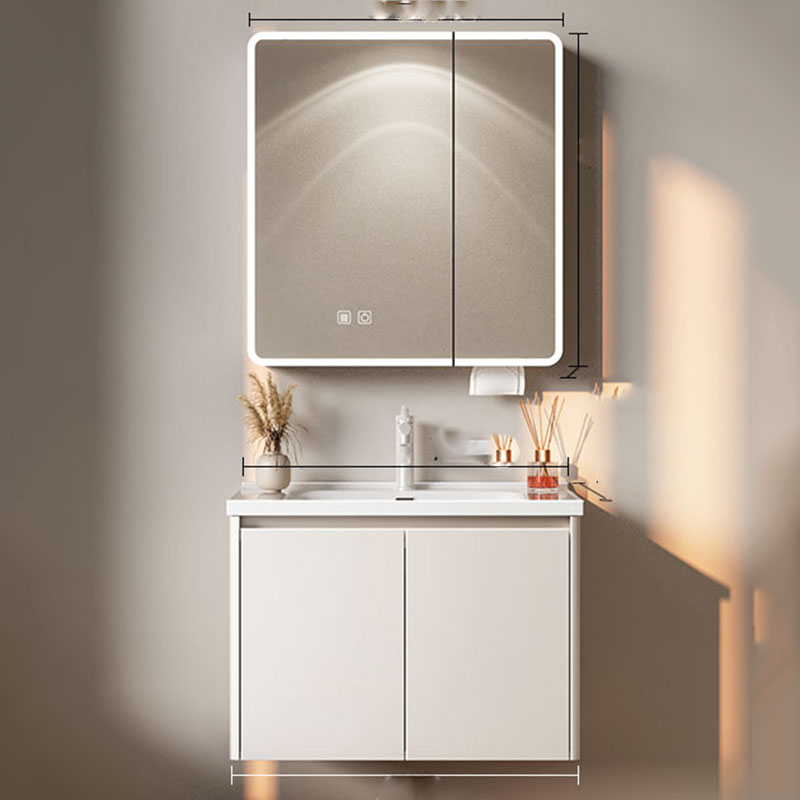 White Luxury Bathroom Cabinet  - đánh giá và giá Home Bathroom Partition Wall