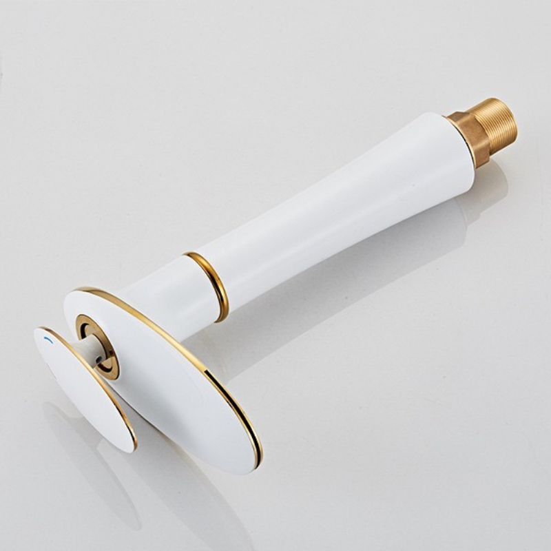 White/Black Gold Waterfall Bas - đánh giá và giá Home Hardware Bathroom Faucets