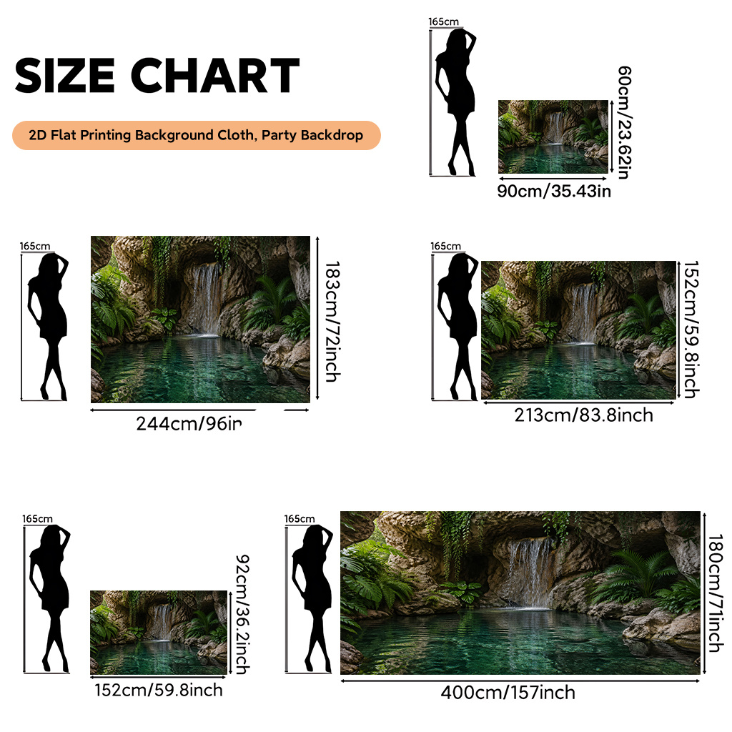 Tropical Waterfall Jungle Tape - đánh giá và giá Home Bathroom Scene
