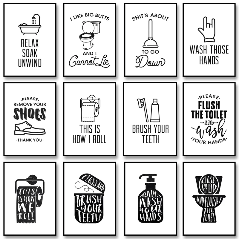 2026 Funny Bathroom Rules Sign - đánh giá và giá Home Bathroom Rules