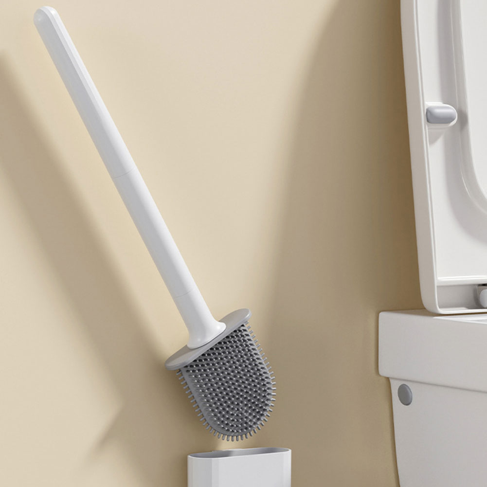 Silicone Toilet Brush With Hol - đánh giá và giá Home Bathroom Cleaning