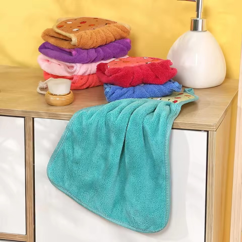 4PCS Small Hand Towels Hanging - đánh giá và giá Home Bathroom Cleaning