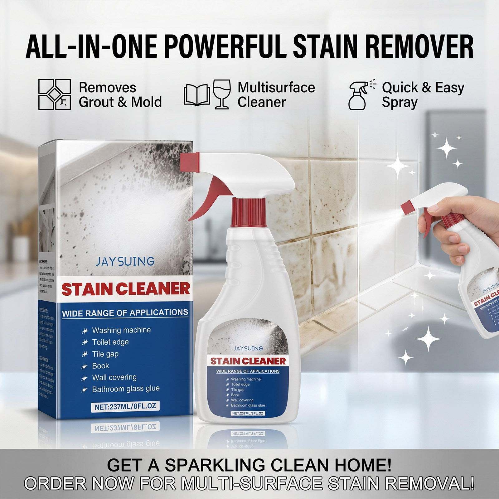 Mildew Remover Wall Spray Clea - đánh giá và giá Home Bathroom Cleaning