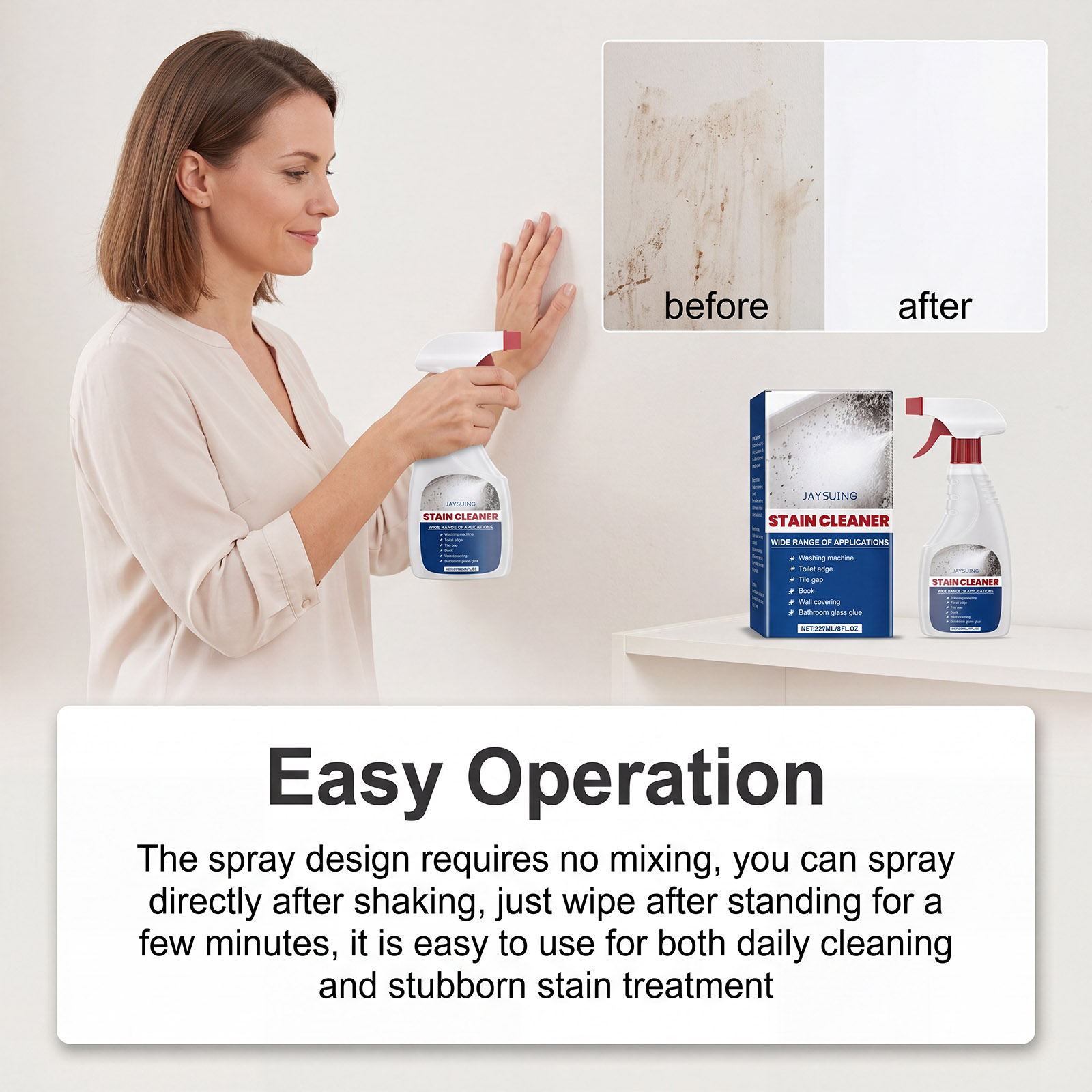 Mildew Remover Wall Spray Clea - đánh giá và giá Home Bathroom Cleaning