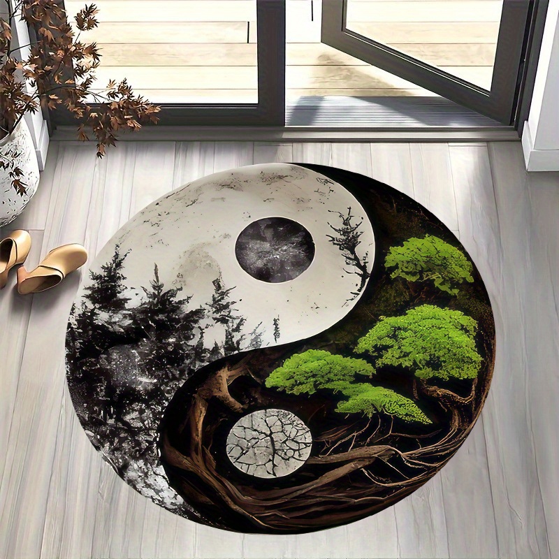 1pc Taiji-Style Night Scene Ro - đánh giá và giá Home Bathroom Scene