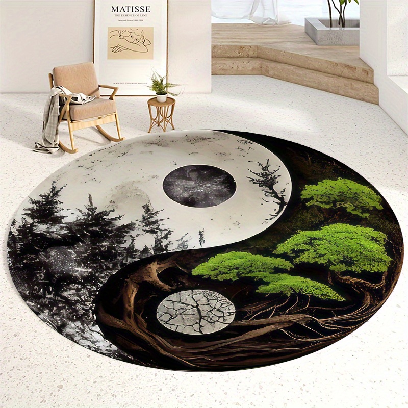 1pc Taiji-Style Night Scene Ro - đánh giá và giá Home Bathroom Scene