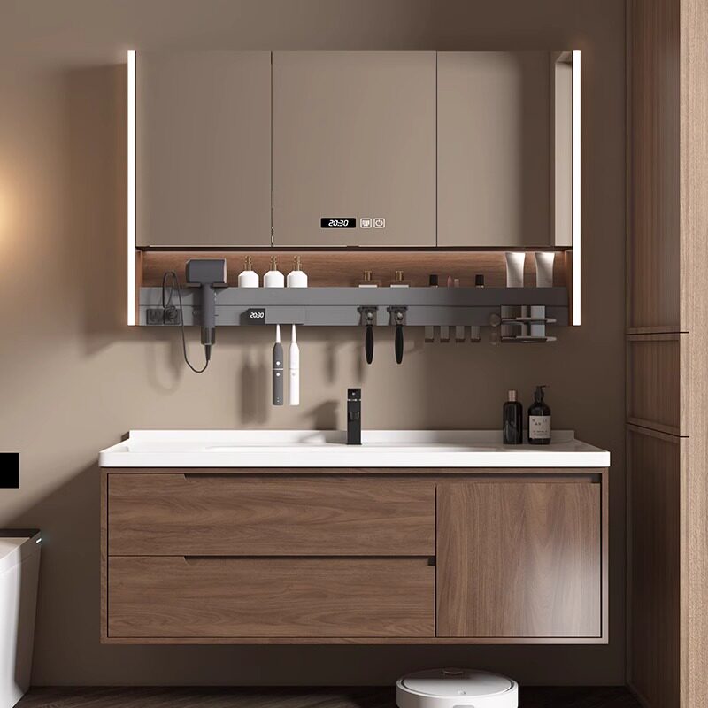 Wooden Modern Bathroom Cabinet - đánh giá và giá Home Bathroom Partition Wall