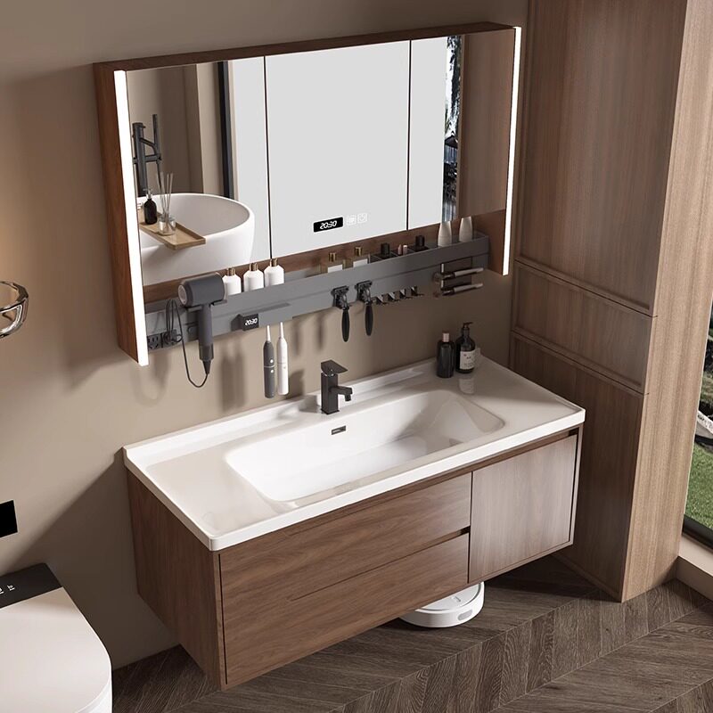 Wooden Modern Bathroom Cabinet - đánh giá và giá Home Bathroom Partition Wall