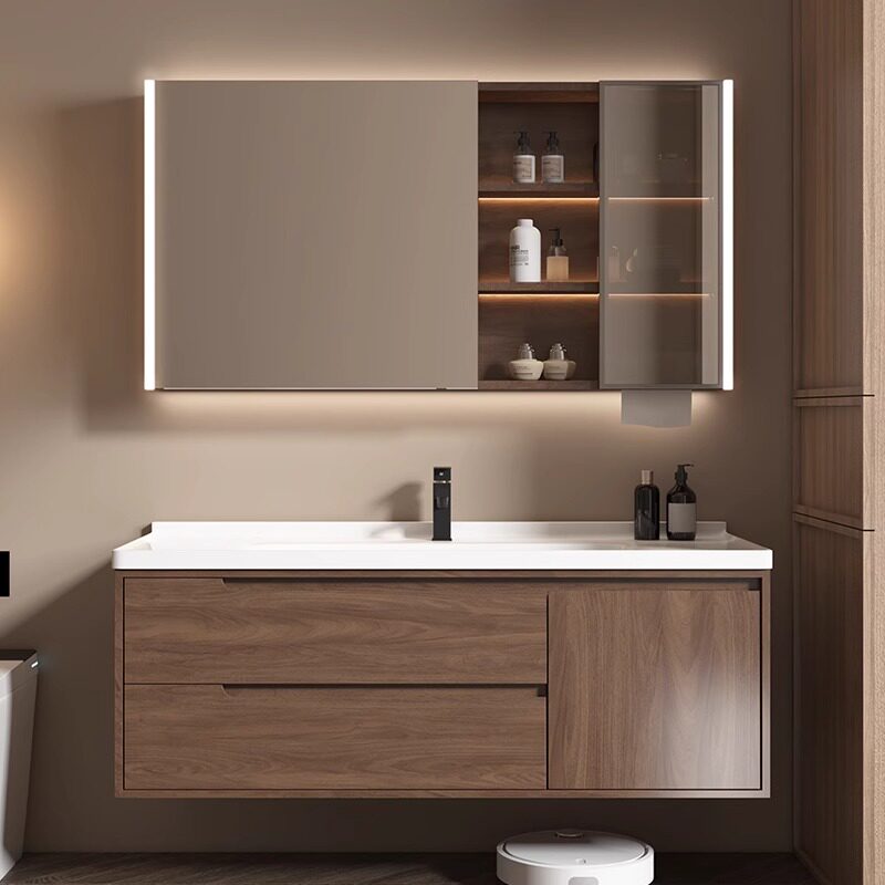 Wooden Modern Bathroom Cabinet - đánh giá và giá Home Bathroom Partition Wall